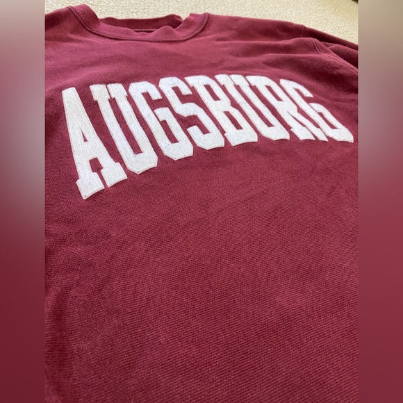 Champion Vintage College Augsburg University Sweatshirt Men’s Small - Picture 3 of 6